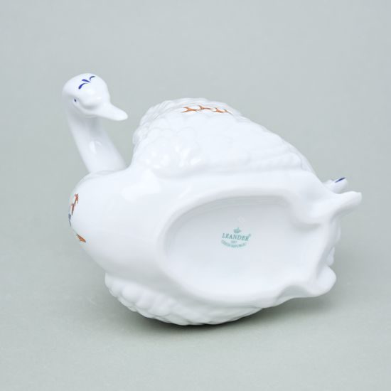 Bowl Swan 22 x 17 cm, Goose decor, Leander 1907