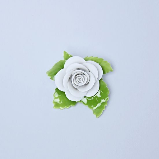 Růžička na stůl - bílá 7 x 7,5 x 3,5 cm, Porcelánové figurky Unterweissbacher