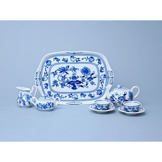 Tea set mini 8 pieces, Original Blue Onion Pattern