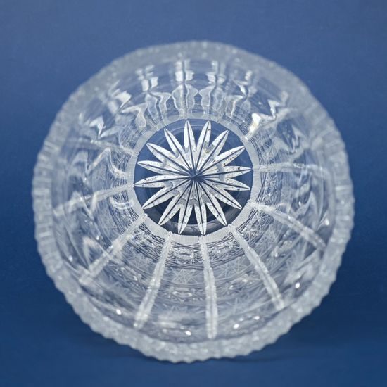 Crystal Hand Cut Vase, 500PK, 180 mm, Crystal BOHEMIA