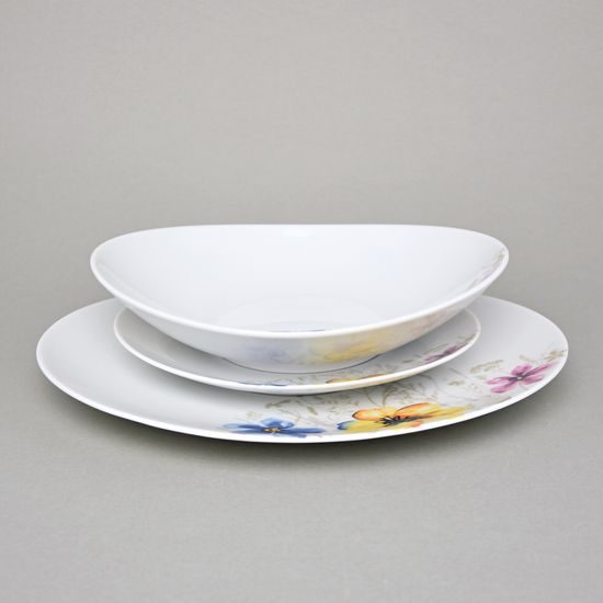 30285: Plate set for 6 persons, Thun 1794 Carlsbad porcelain, Loos