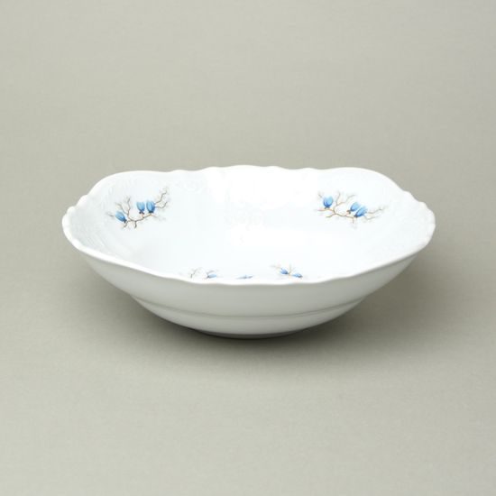 Mísa hluboká 23 cm, Thun 1794, karlovarský porcelán, BERNADOTTE motýli