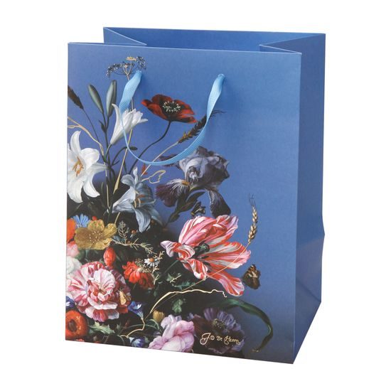 Gift bag Summer Flowers 21 / 15 / 27cm, paper, Jan Davidsz de Heem, Goebel