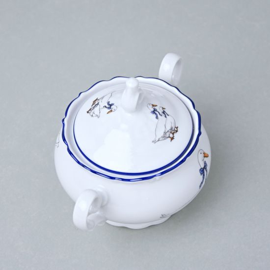 Sugar bowl 0,24 l, Ophelia goose, THUN 1794