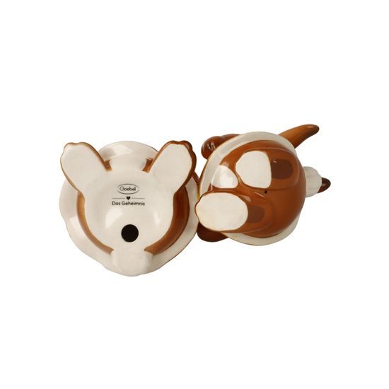 Figurka králičic Tajemství 10,5 / 5,5 / 11,5 cm, kamenina, Goebel