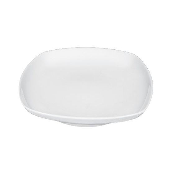 Plate dessert square 20 cm, Sketch Basic, Seltmann Porcelain