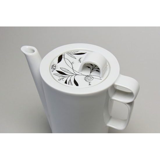 Bohemia black: Konev kávová 0,76 l, design Jiří Pelcl, černý cibulák, Český porcelán a.s.