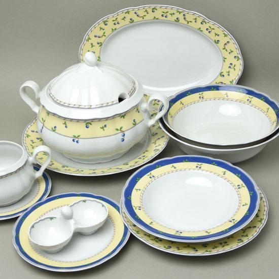 Rose 80147: Jídelní sada pro 6 osob, Thun 1794, karlovarský porcelán