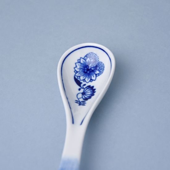 Lžíce Japan - porcelánová 17,2 x 4,5 cm, Cibulák, originální z Dubí (2.j.)