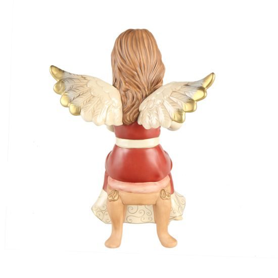 Angel Gentle Melody 34,5 / 27 / 36 cm, stoneware, Goebel