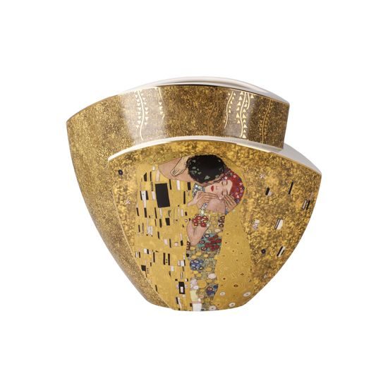 Vase Gustav Klimt - The Kiss / Adele Bloch-Bauer, 22 / 10 / 20 cm, Porcelain, Goebel