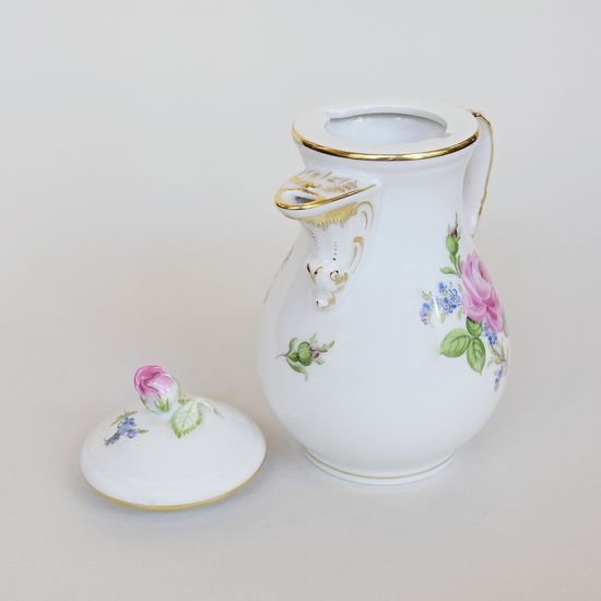 Mocha Pot, Rose, Meissen Porcelain