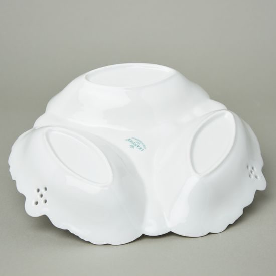 440: Cabaret bowl 23 cm, Diana, cobalt + roses, Leander Loučky