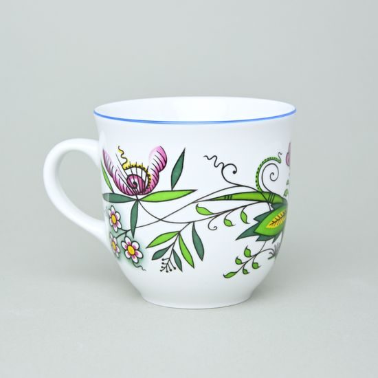 Mug Mirek 0,4 l, COLOURED ONION PATTERN