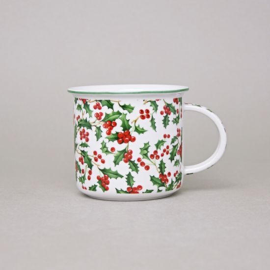 Mug Tina Fantasy, Christmas - Holly, 0,25 l, middle, Cesky porcelan a.s.