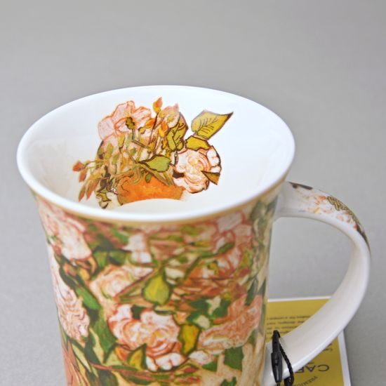 Mug 350 ml, Vincent van Gogh, Roses, porcelain Carmani