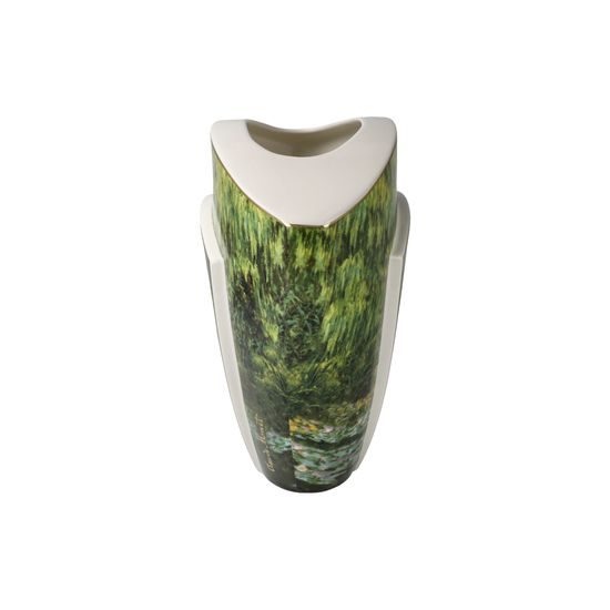 Vase Monet - Japenese bridge, 22 / 10 / 20 cm, Porcelain, Goebel