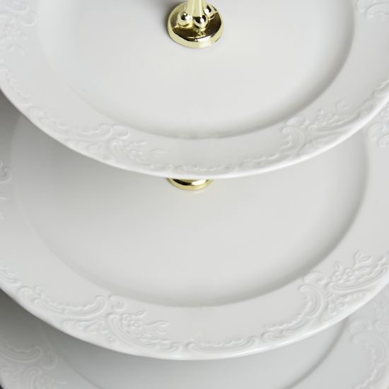 Compartment dish 3 pcs. 37 cm, Opera white, Cesky porcelan a.s.