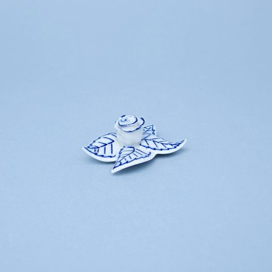 Dekorační růže / růžička ke stolování 7,3 x 3 cm, Cibulák, originální z Dubí