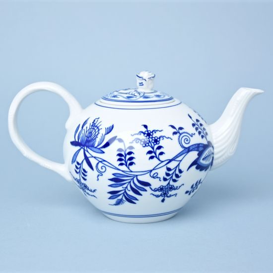 Tea pot with Strainer 1,2 l, Original Blue Onion pattern