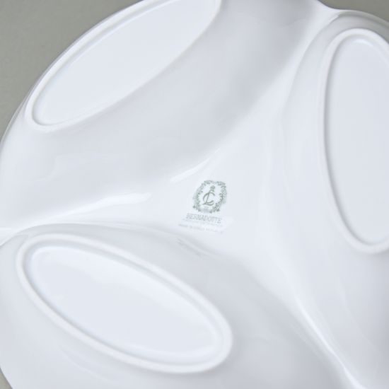 Bowl Cabaret 23 cm small, Thun 1794 Carlsbad porcelain, BERNADOTTE flowers with gold