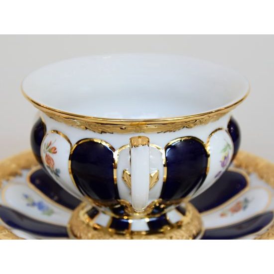 A Tea Cup and Saucer, Meissen Porcelain