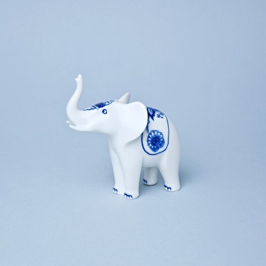 Elephant I. 12 cm, Original Blue Onion Pattern