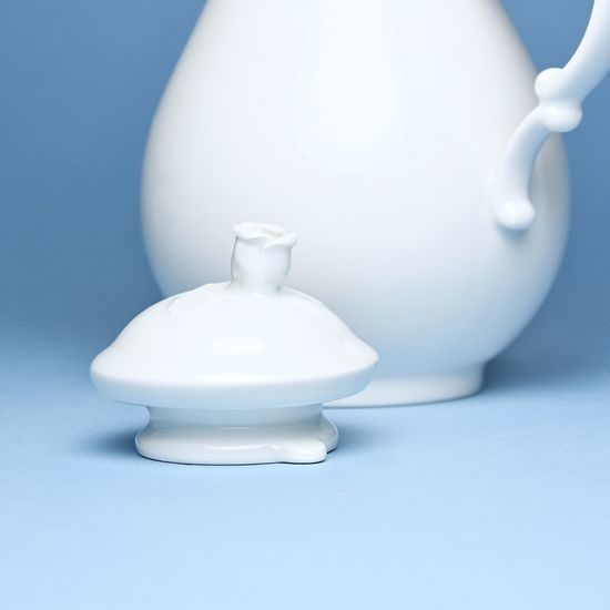 Konvice kávová s víčkem 0,60 l, Bílý porcelán, Český porcelán a.s.