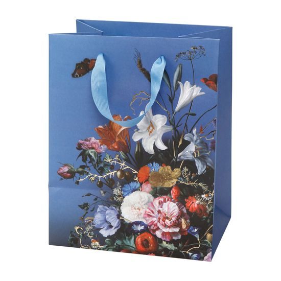 Gift bag Summer Flowers 21 / 15 / 27cm, paper, Jan Davidsz de Heem, Goebel