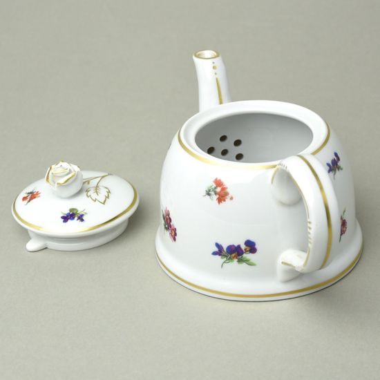 Konvice čajová M s víčkem a sítkem 0,35 l, házenka rakouská, Český porcelán a.s.
