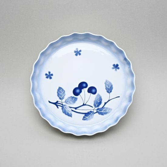 Baking bowl round 21 x 3,7 cm for cake, Thun 1794, BLUE CHERRY