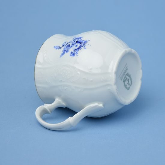 Hrnek Jonáš 310 ml, Thun 1794, karlovarský porcelán, BERNADOTTE modrá růže