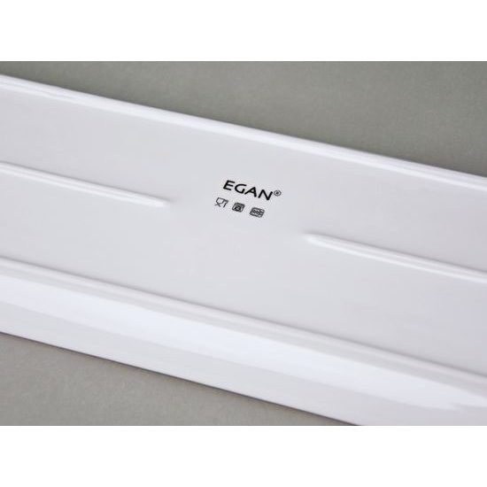 Christmas platter 33 x 11 cm, new bone china, EGAN