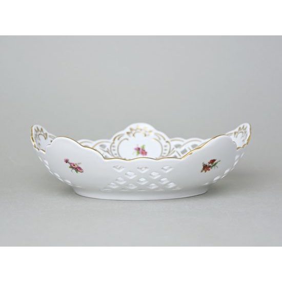 Mísa pětihranná prolamovaná 24 cm, Rakouská házenka, Český porcelán a.s.