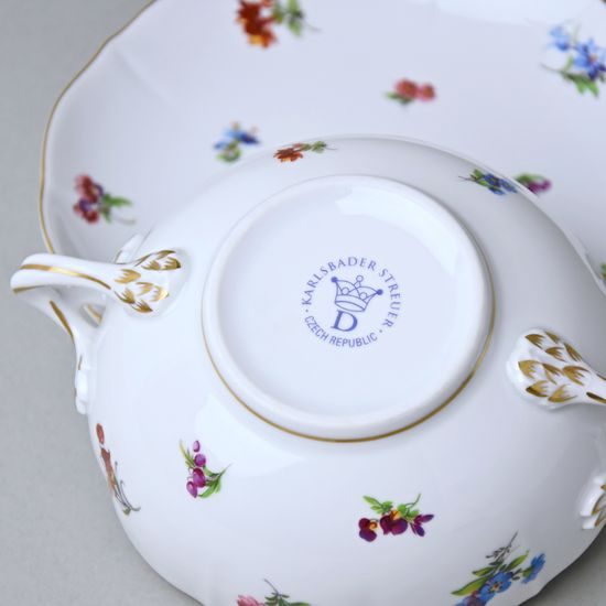 Cup and saucer soup 0,25 l / 17,5 cm, Hazenka, Cesky porcelan a.s.