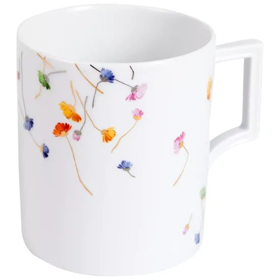 Hrnek Henkel 89 mm 0,25 l, drobné kvítí, Míšeňský porcelán