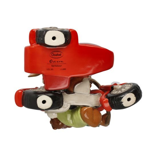 Rabbit figurine Joyride 15 / 16.5 / 12cm, stoneware, Goebel