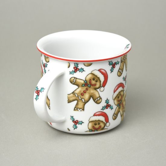Mug Tina Fantazie, Christmas gingerbread, 380 ml big, Český porcelán a.s.