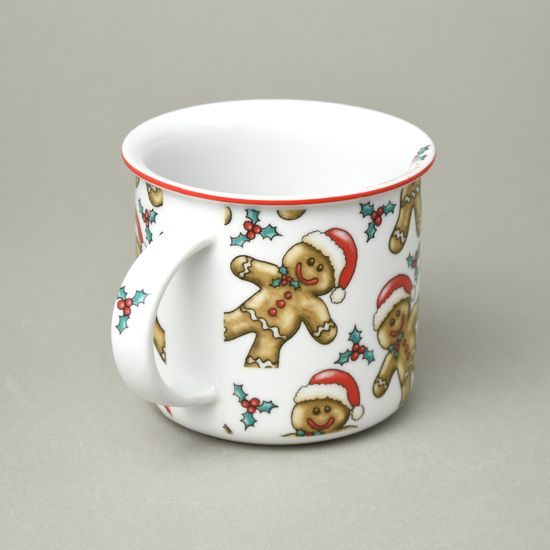 Mug Tina Fantazie, Christmas gingerbread, 0,38 l big, Český porcelán a.s.