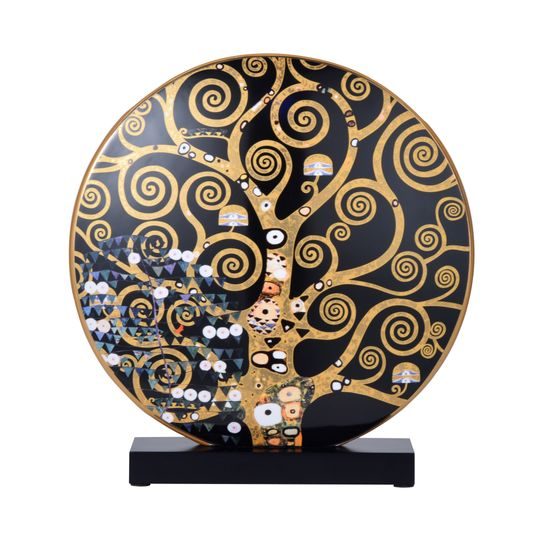 Vase Gustav Klimt - The Kiss / Tree of Life, 31 / 8 / 33,5 cm, Porcelain, Goebel