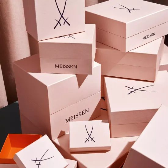 Šálek 50 ml espresso + podšálek - Fantazie mečů, Míšeňský porcelán