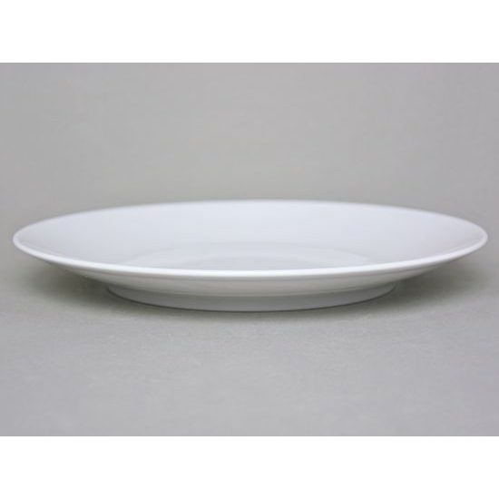 Plate dining 24 cm, Coups white, Thun 1794 Carlsbad porcelain