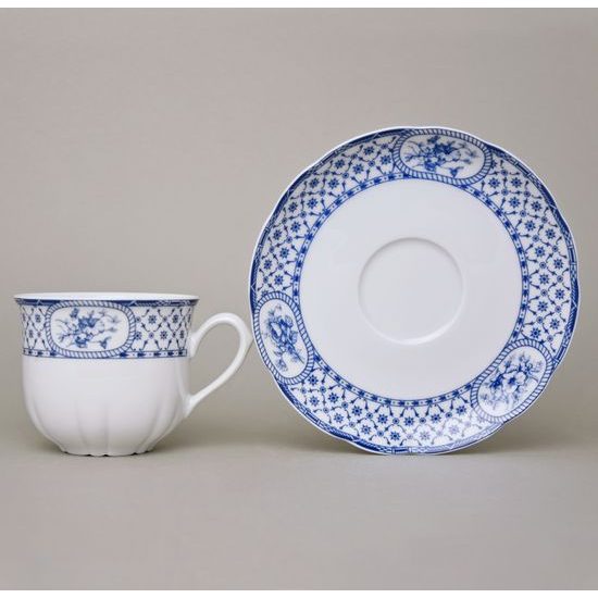 Rose 80090: Cup 200 ml + saucer 150 mm, Thun 1794, karlovarský porcelán