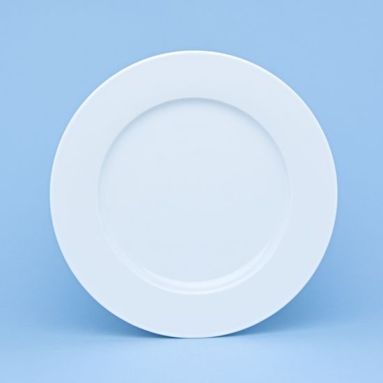 Plate dining 25 cm, Jana white, Thun 1794 Carlsbad porcelain