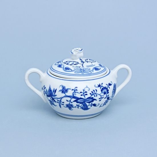 Cukřenka s oušky s víčkem bez výřezu 0,30 l, Cibulák, originální z Dubí, 2. j.