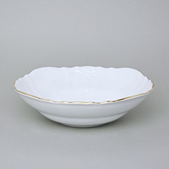 Mísa 23 cm Thun 1794, karlovarský porcelán, BERNADOTTE zlatá linka