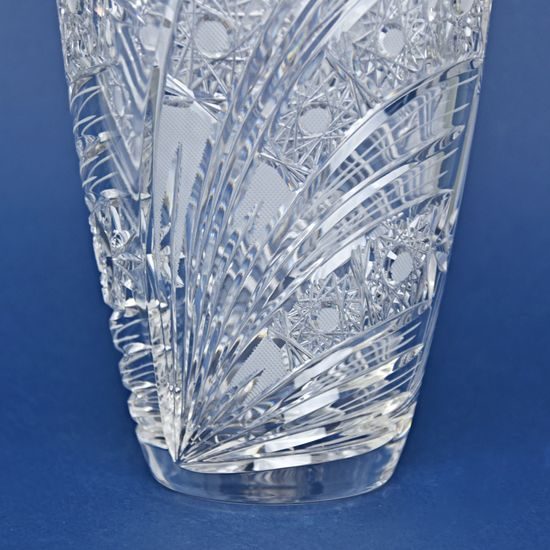 Křišťálová váza broušená, Kometa, 300 mm, Crystal BOHEMIA
