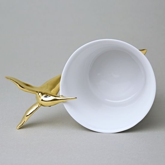 Hrnek ZOO Kolibřík 260 ml, GOLD, 11,2 cm, porcelán Goldfinger