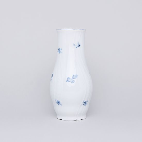 Vase 19 cm, Thun 1794 Carlsbad porcelain, BERNADOTTE blue flower