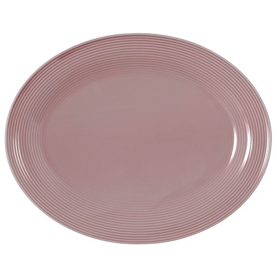 Beat old rose: Oval plate 35 x 28 cm, porcelain Seltmann